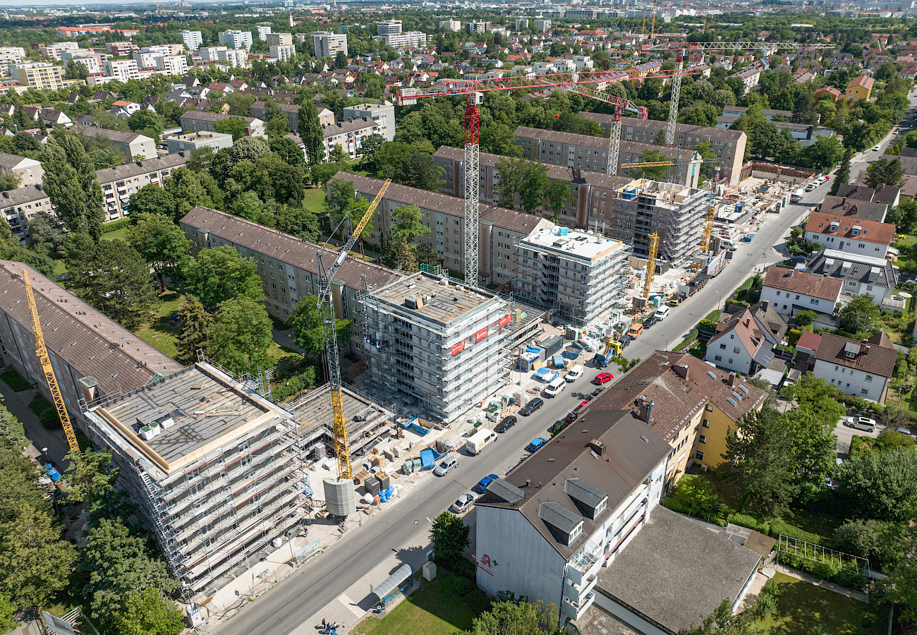 Nachhaltiger Wohnungsbau in München-Hasenbergl