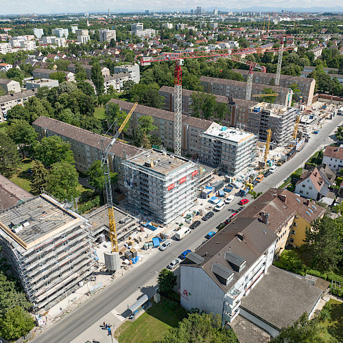 Nachhaltiger Wohnungsbau in München-Hasenbergl